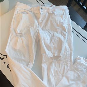 White jeans, worn maybe a handful of times!
